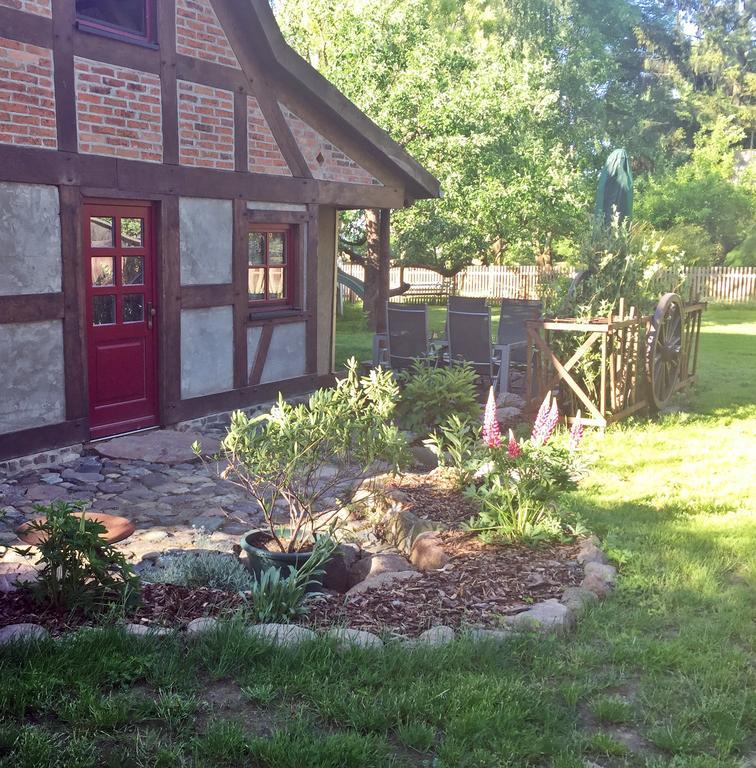 Вилла Fachwerkhaus 4 Birken Rumpshagen Экстерьер фото