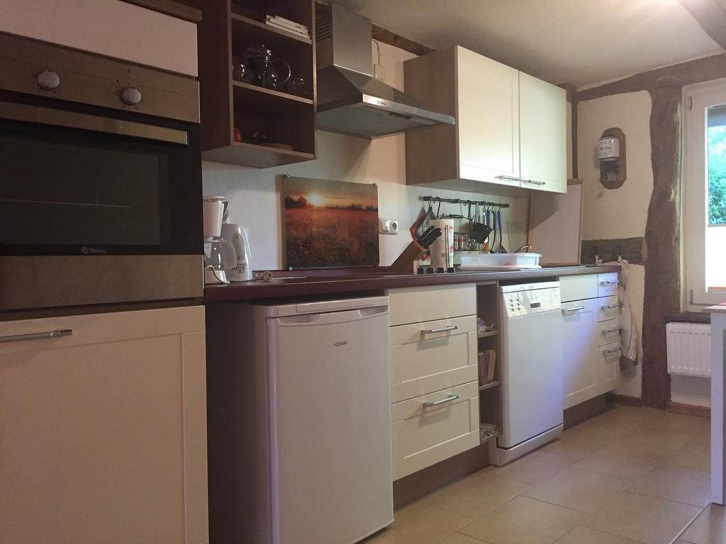 Вилла Fachwerkhaus 4 Birken Rumpshagen Экстерьер фото